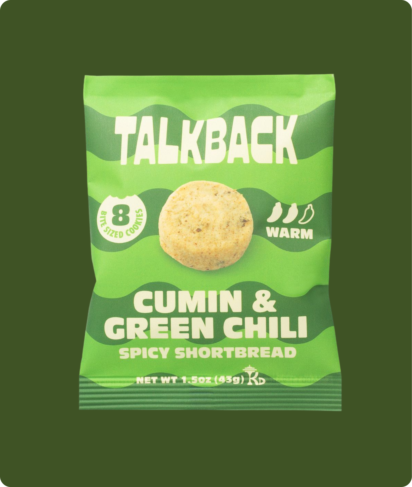 Cumin & Green Chili Shortbread