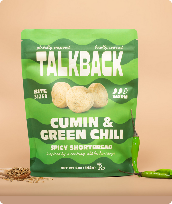 Cumin & Green Chili Shortbread