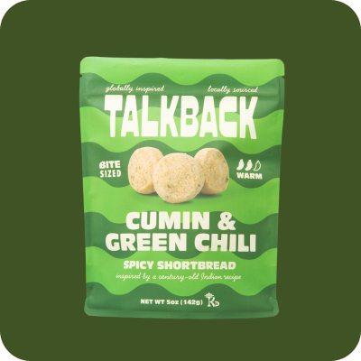 Cumin & Green Chili Shortbread