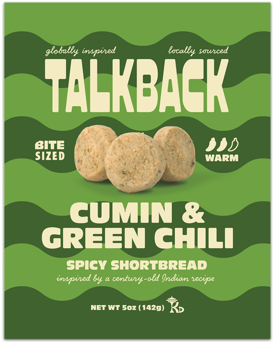 Cumin & Green Chili Shortbread